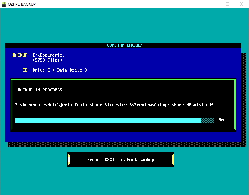 OZI PC Backup OZI PC Backup